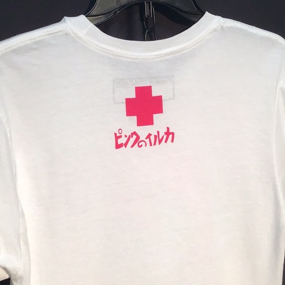 💕NWT💕 Pink + Dolphin tee size medium - Picture 5 of 11